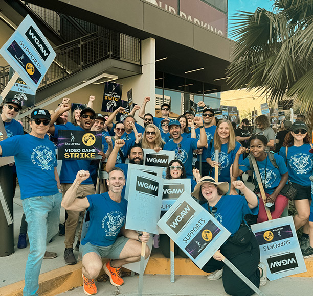 Members Join  SAG-AFTRA Videogame Performers on the Picket Line